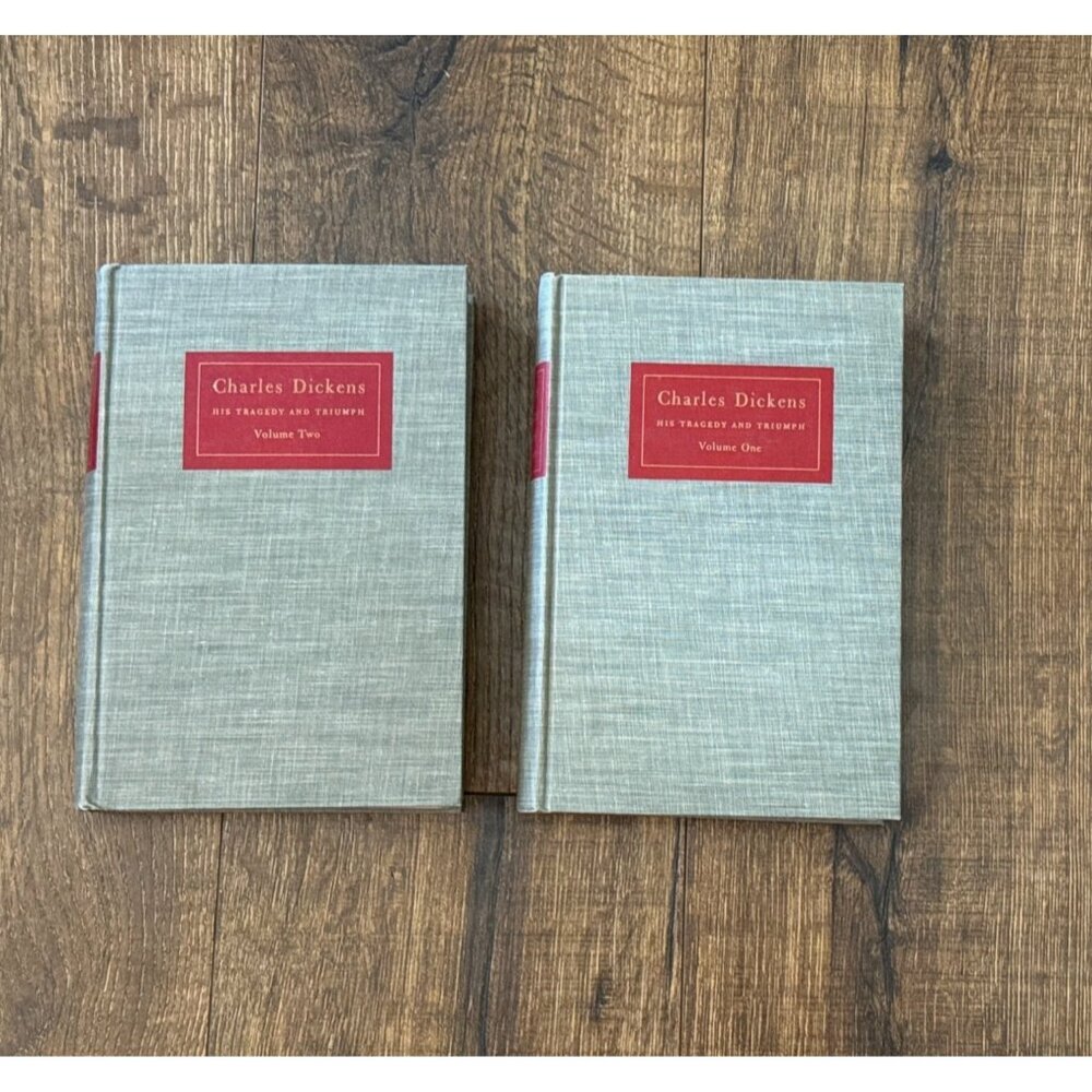 Charles Dickens His Tragedy & Triumph Vol. 1 - 2 HC Edgar Johnson 1952